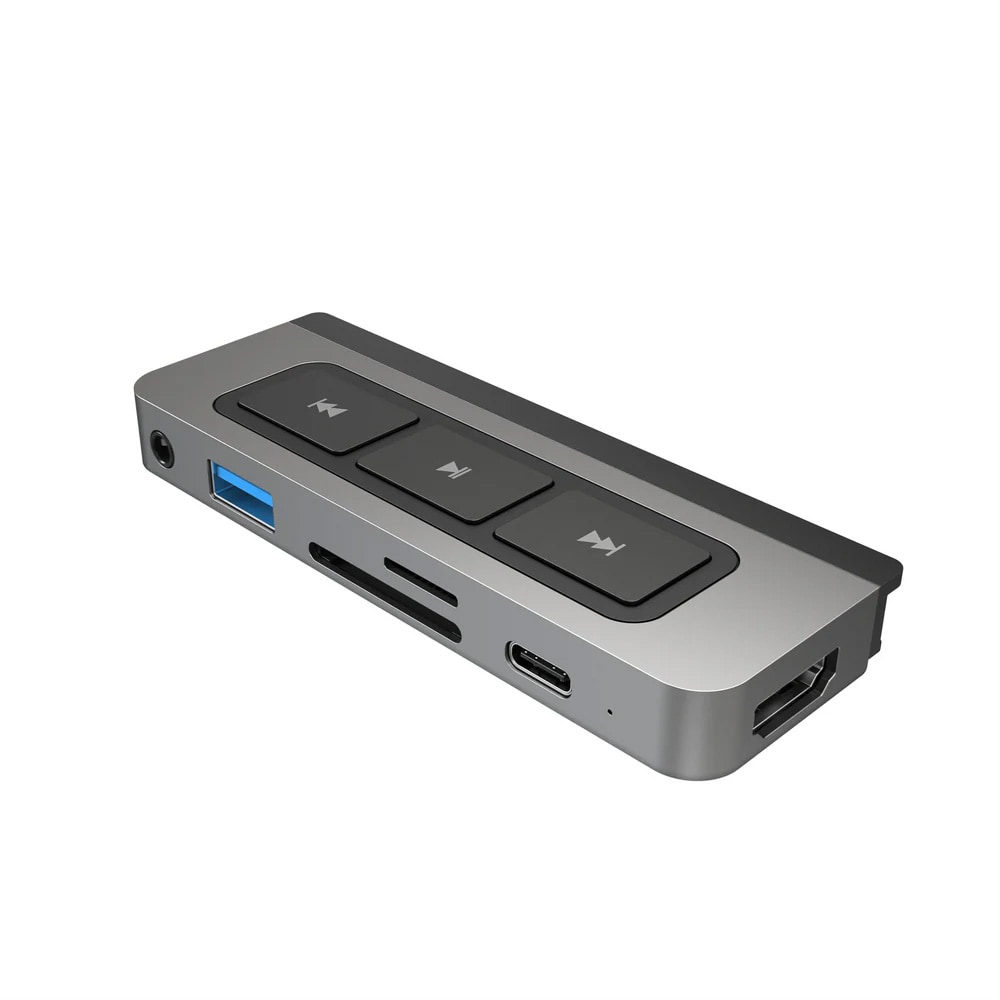 HyperDrive Media USB-C Nav 6i1 / USB-C-hub for iPad / iPad USB-C-adapter