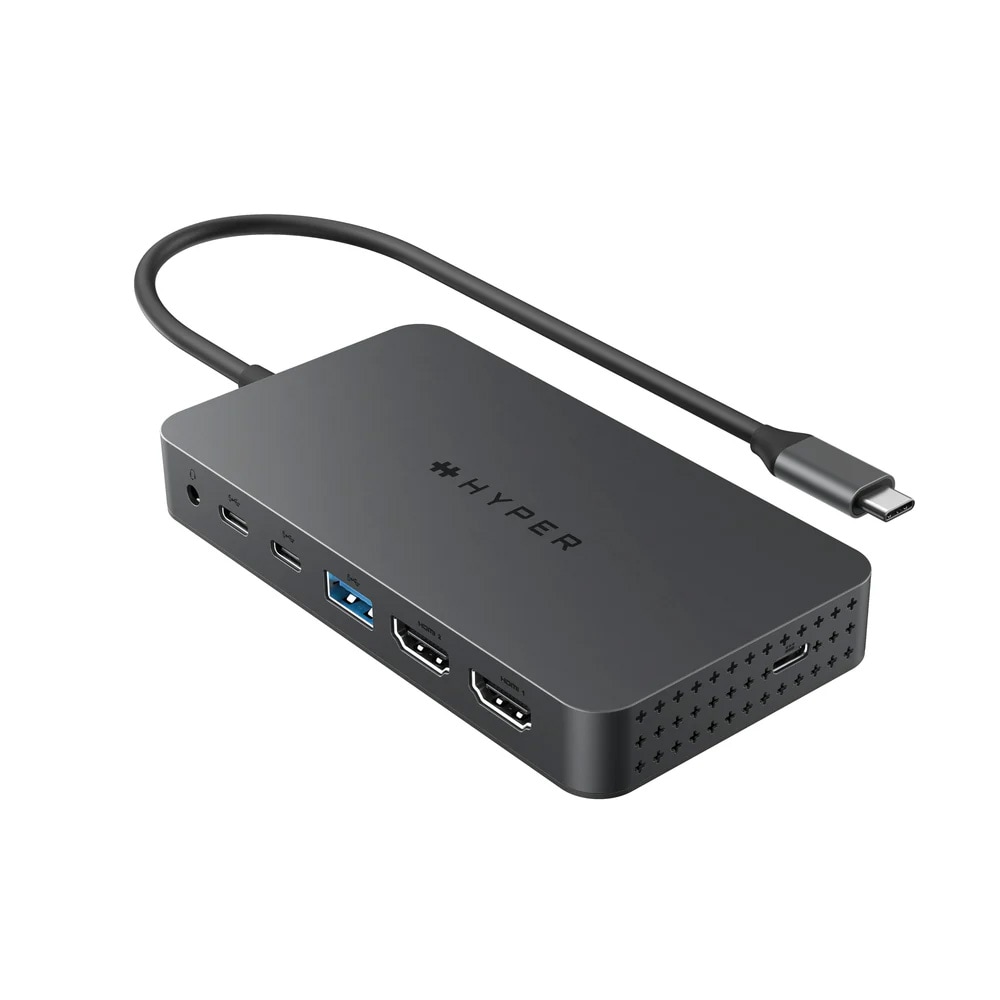HyperDrive Next dokkingstasjon USB-C 7-port / dobbel 4K HDMI-hub