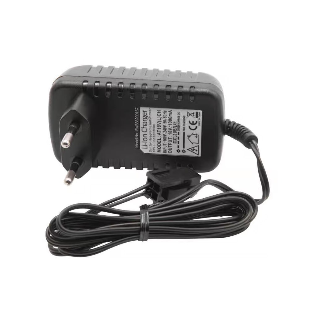 Lader for Husqvarna Automower 320 / Lader for robotgressklipper / Hurtiglader for hageredskaper