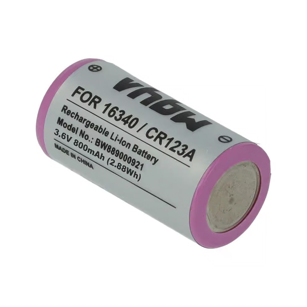 Batteri til Gigaset - erstatter f.eks. 16340 / CR123A / Erstatningsbatteri til Gigaset-sensorer