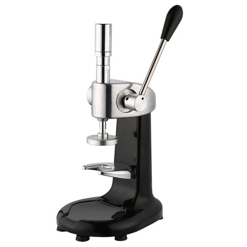 Kaffetamper i rustfritt stål / espressotamper 57,5-58 mm med fast presskraft og stativ