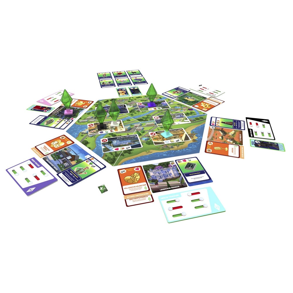 The Sims brettspill / engelsk familiespill for 2-5 spillere med valg, drømmer og historier
