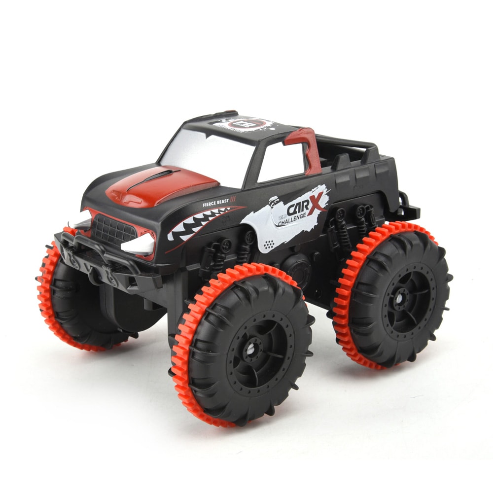 Gear4Play RC1172 amfibisk RC-bil 18 cm / radiostyrt bil med 4WD / terrengbil for land, vann og snø