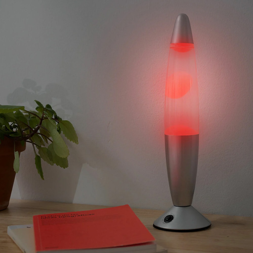 InnovaGoods LED-lavalampe / fargeskiftende lavalampe / retrolampe med 7 farger