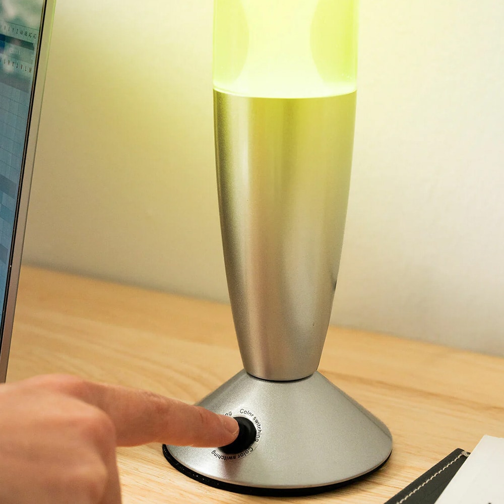 InnovaGoods LED-lavalampe / fargeskiftende lavalampe / retrolampe med 7 farger