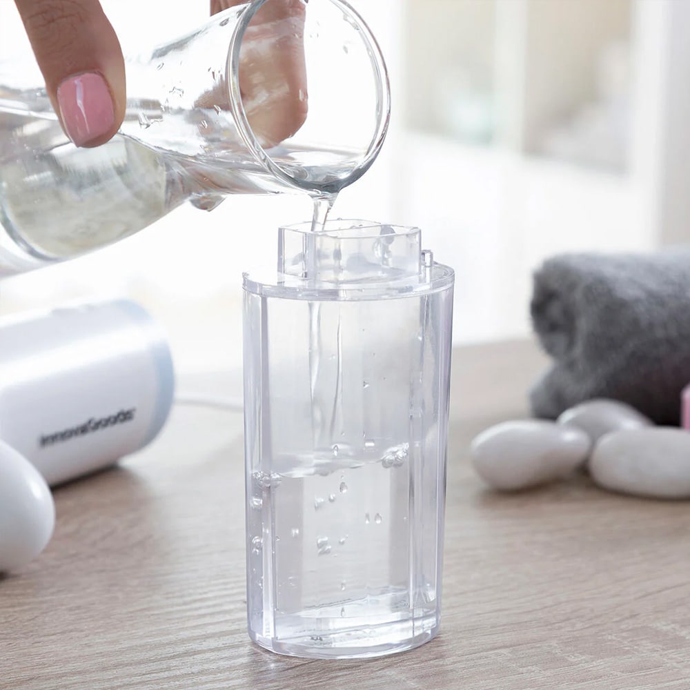 Oppladbar ansiktsrenser med rensegel / hudpleiesett med 6 hoder og Kombucha ansiktsgel 200 ml