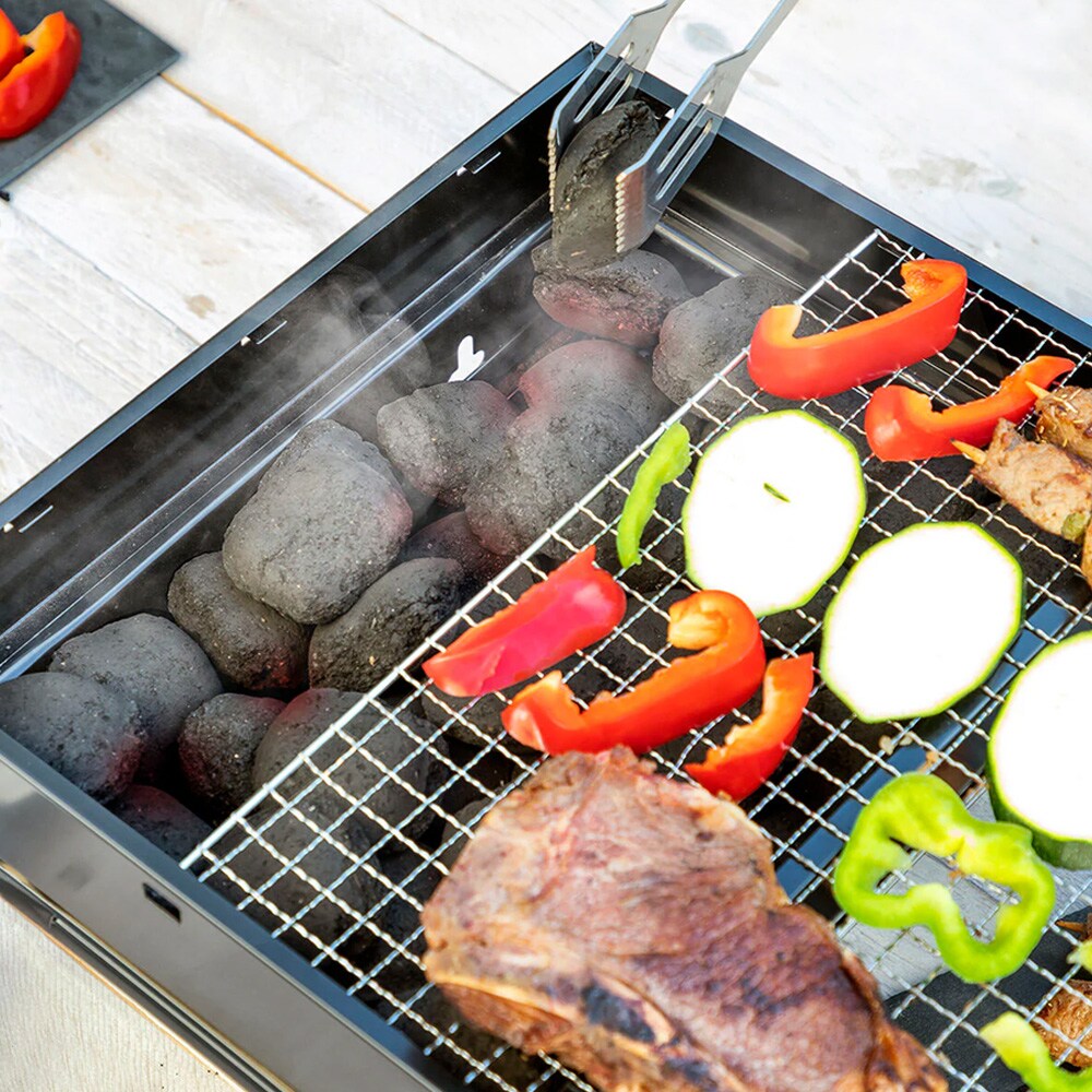 Sammenleggbar og bærbar kullgrill / bærbar kullgrill / campinggrill med kull