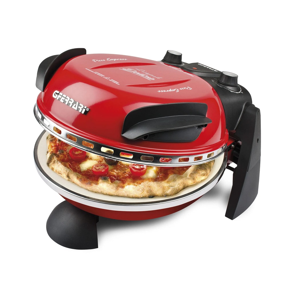 G3 Ferrari Delizia Rosso pizzamaskin / elektrisk pizzaovn / pizzaovn med stein