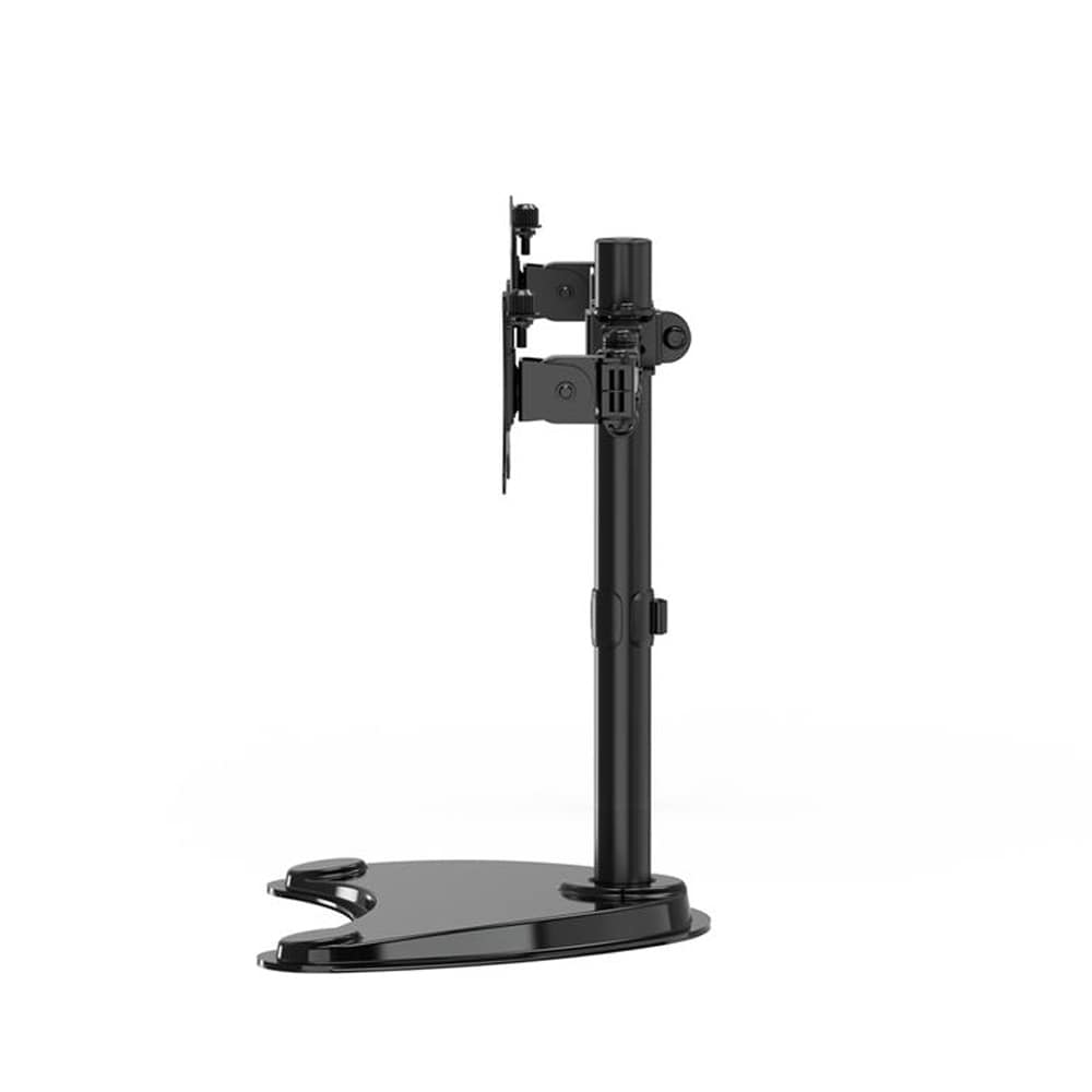 Skjermstativ for 2 x 13-32" skjermer / dobbelt skrivebordsstativ med tilt og rotasjon