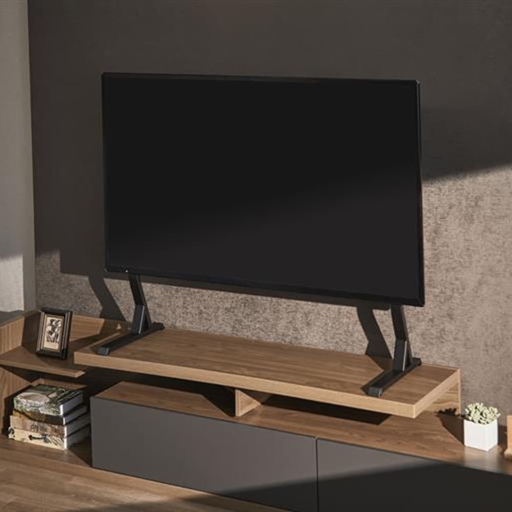 Gembird TVS-D90F-01 bordstativ til TV / TV-stativ 45-90″ med justerbar høyde / VESA kompatibelt