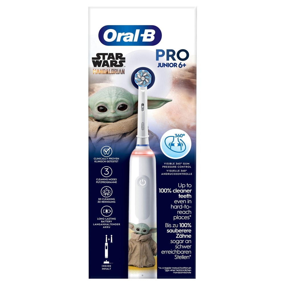 Oral-B Pro Junior elektrisk tannbørste Star Wars 2 / elektrisk tannbørste for barn