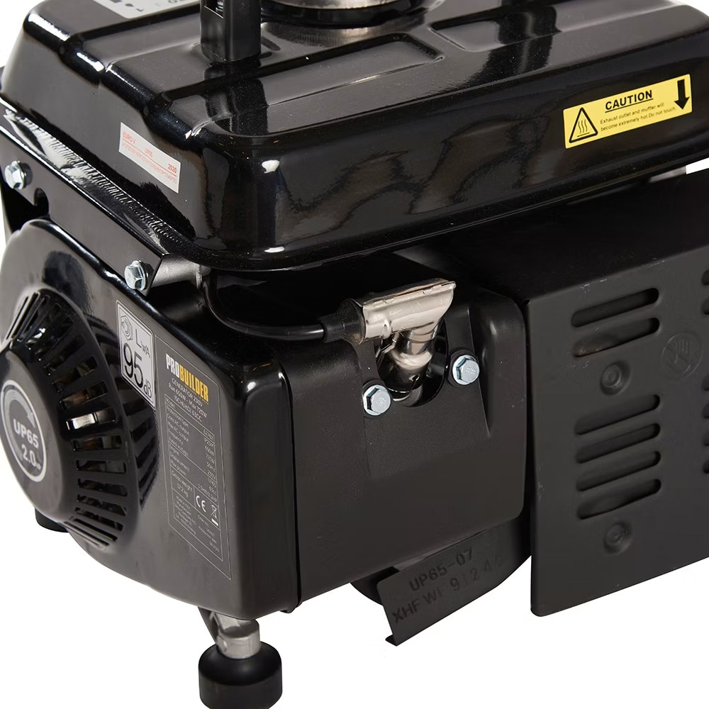 Probuilder bensingenerator 720 W / strømaggregat 230 V / campinggenerator med 2-taktsmotor
