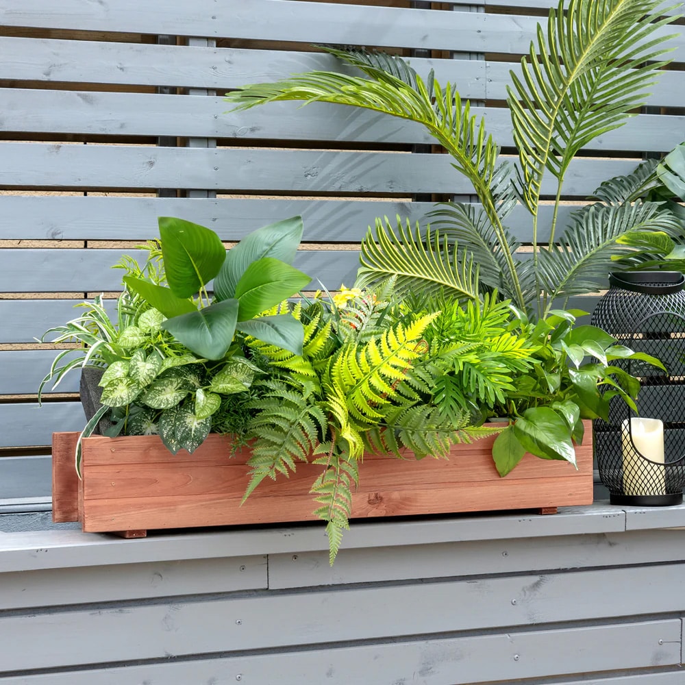 Plantekasse til hagen eller balkongen / Blomsterkasse i tre / Plantekasse til balkongen