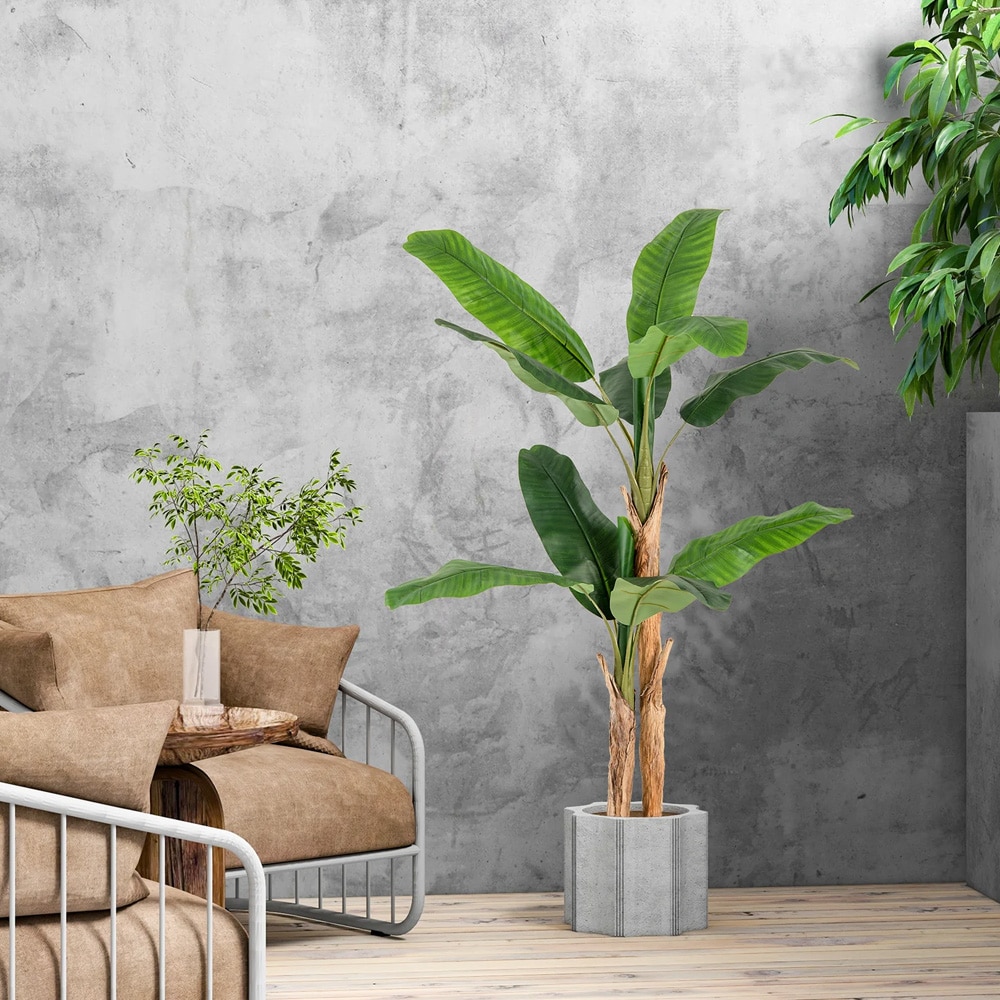 Kunstig banantre 150 cm / kunstig bananplante / kunstig bananpalme kunstig plante
