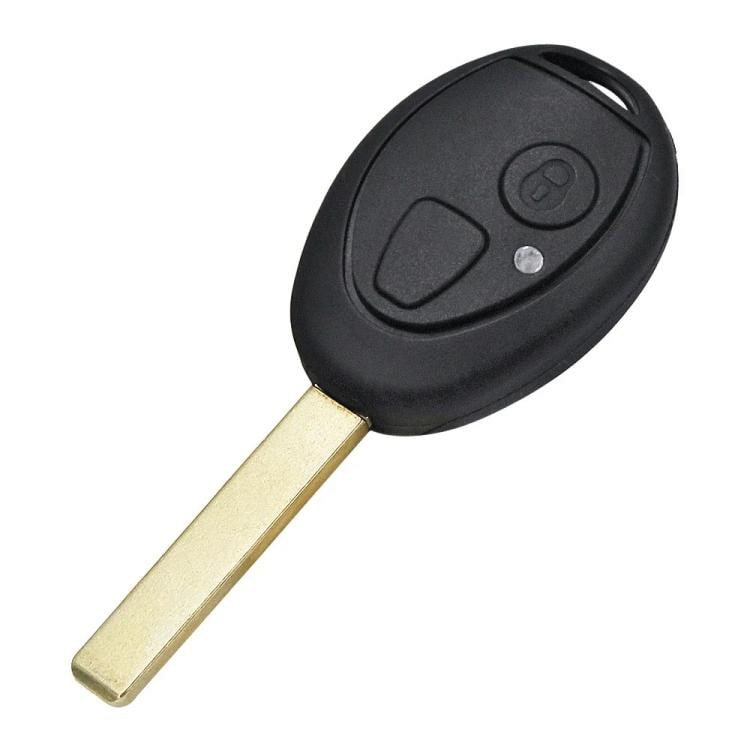 Rett bilnøkkelskall for Land Rover/BMW/MG Rover, 2 knapper / Nøkkelhus for BMW Z3 Z4 X3 X5 E46 E39