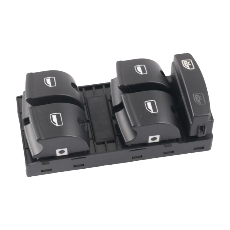 Knapp for vindusheis / bryter for elektrisk heis 4FD959851A for Audi A3 2005-2012 - Svart
