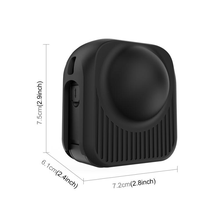 Silikondeksel til GoPro MAX2 / PULUZ linse- og kamerabeskyttelse / svart beskyttelse for linse og kamerahus