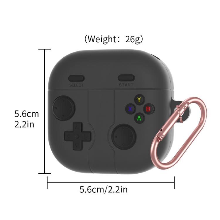 Silikonetui i retro gaming-stil til Samsung Galaxy Buds4/4 Pro - Rosa