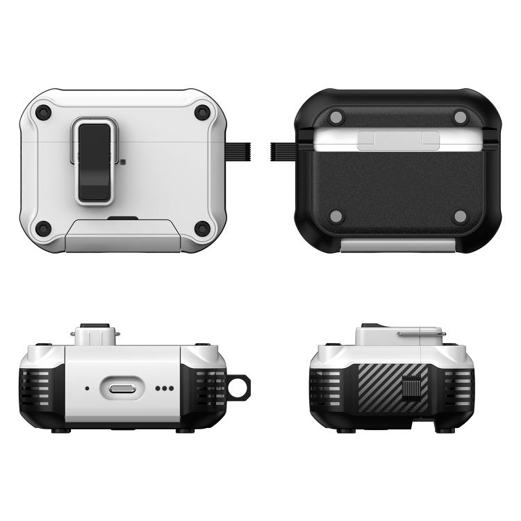 Magnetisk hodetelefonetui med lås til AirPods Pro 3 – Svart / beskyttelsesetui til AirPods Pro 3