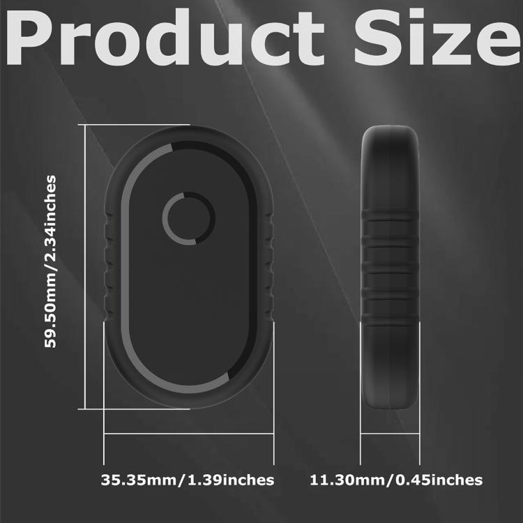 Vanntett beskyttelsesetui til Samsung Galaxy SmartTag2, 2-pakning – Svart
