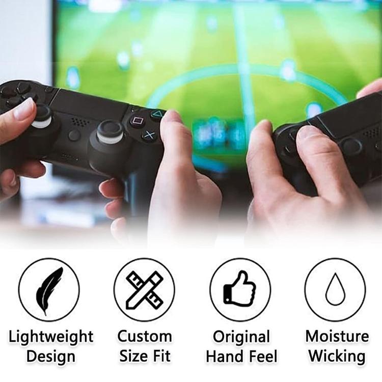 Presisjonsringer i skum til PS4/PS5/Xbox/Switch, 16-pakning – Svart/grå