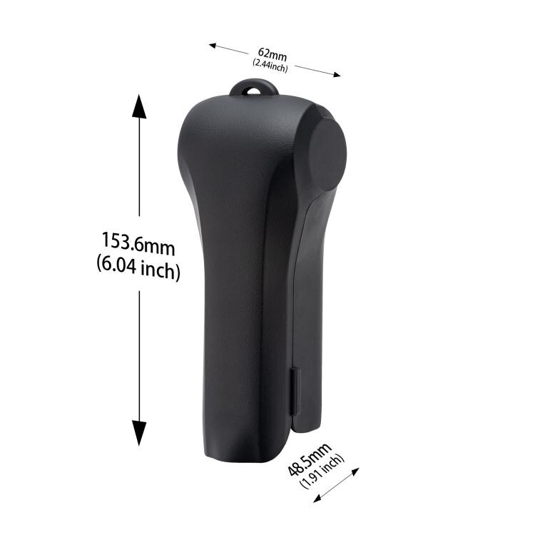 Beskyttende oppbevaringsboks med fliplock til DJI Osmo Pocket 4 – Svart / Kameraveske til lommekamera