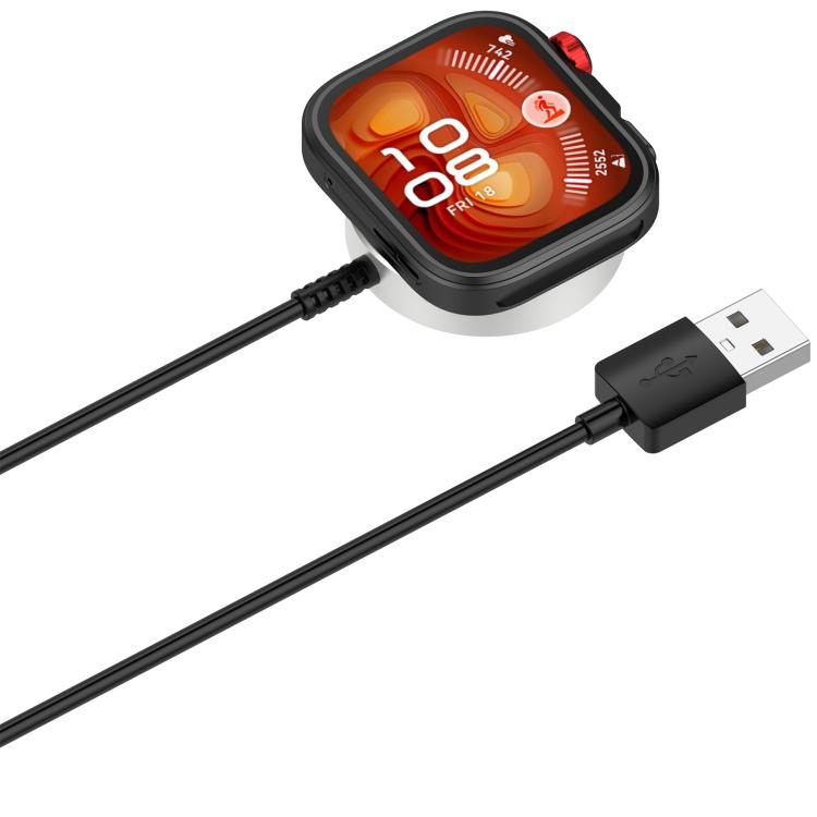 Magnetisk lader, 1 m, til Huawei Watch GT6/GT5 Pro – Svart / Ladestasjon til Huawei Watch
