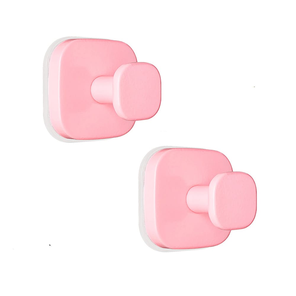 Veggkrok med sugekopp – Rosa / sugekoppkrok til baderommet / vakuumkrok uten boring