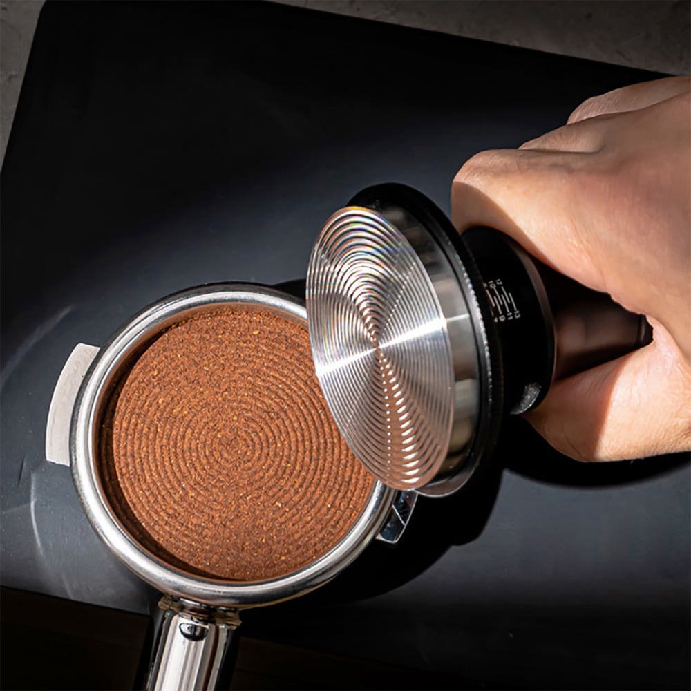 Tamper med justerbart trykk 53 mm / justerbar espressotamper / kaffetamper med justerbart trykk