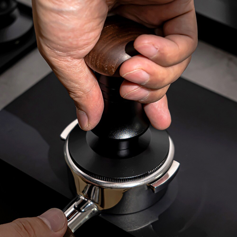 Tamper med justerbart trykk 53 mm / justerbar espressotamper / kaffetamper med justerbart trykk