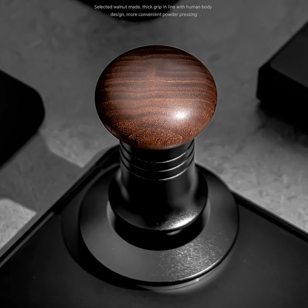 Tamper med justerbart trykk, 58 mm / justerbar espressotamper, 58 mm / kaffetamper med trykkregulering