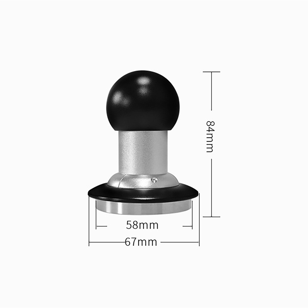 Tamper 14 kg trykk / espressotamper med fast trykk / kaffetamper 58 mm