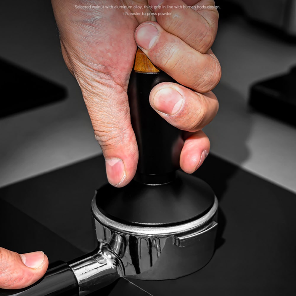 2-i-1-tamper 53 mm og WDT-verktøy / kaffetamper med nåleverktøy / tamper til portafilter