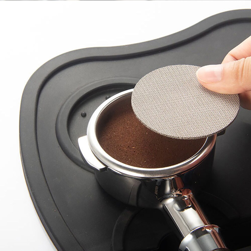 Puckfilter i rustfritt stål 1,7 x 53 mm / puckfilter 53 mm / espresso-puckfilter