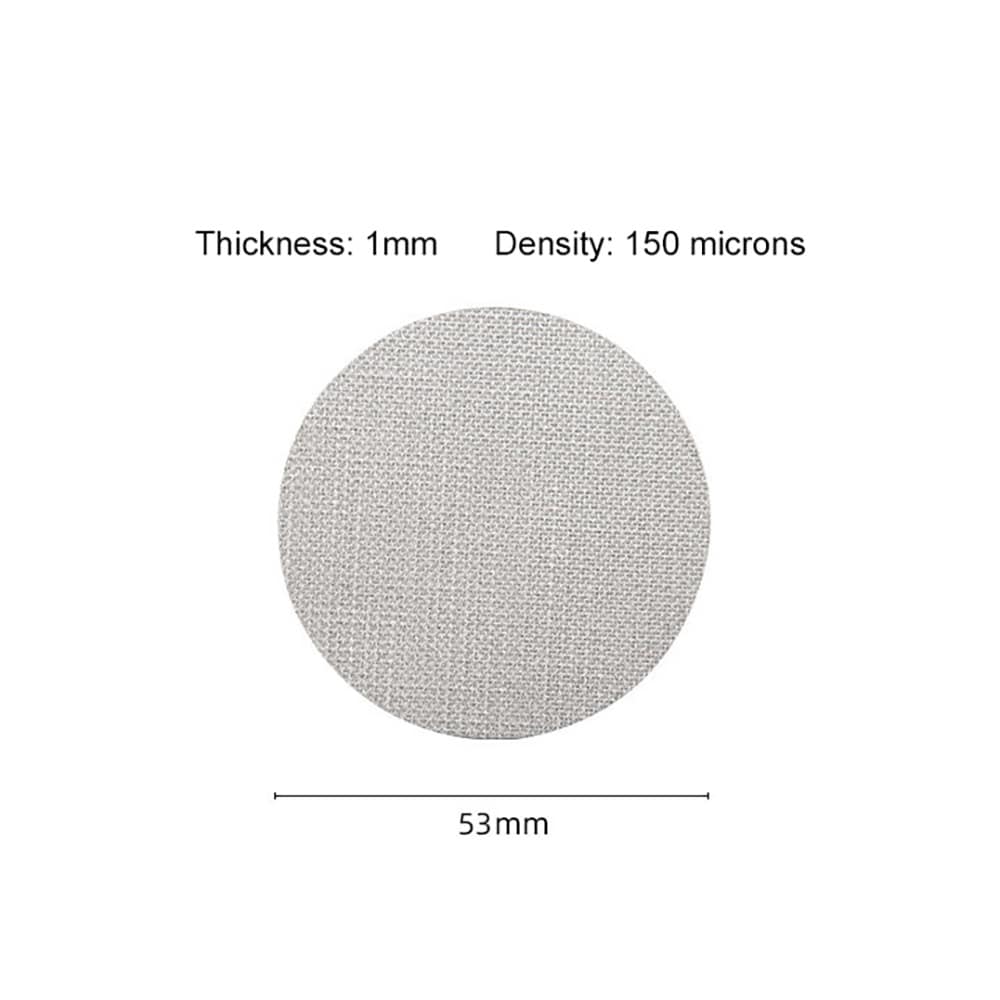 Puckfilter i rustfritt stål 1 x 53 mm / puckfilter 53 mm / espresso-puckfilter