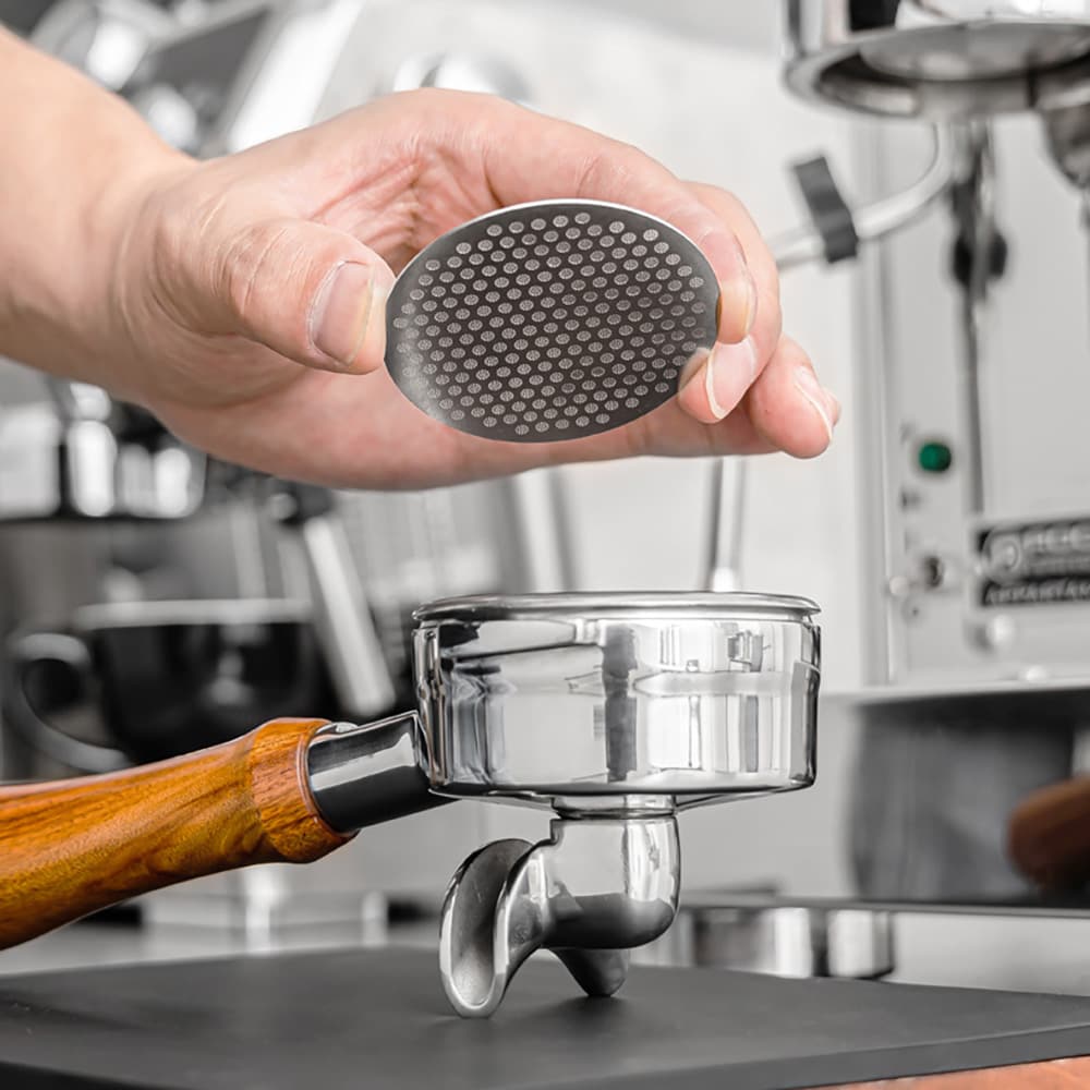Puckfilter i rustfritt stål 0,7 x 58 mm / puckfilter 58 mm / espresso-puckfilter