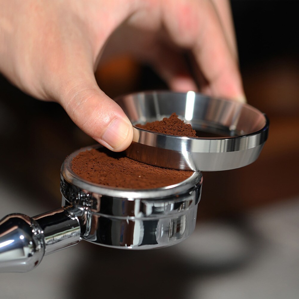 Doseringsring i rustfritt stål 53 mm / doseringsring for espresso / kaffetrakt for portafilter