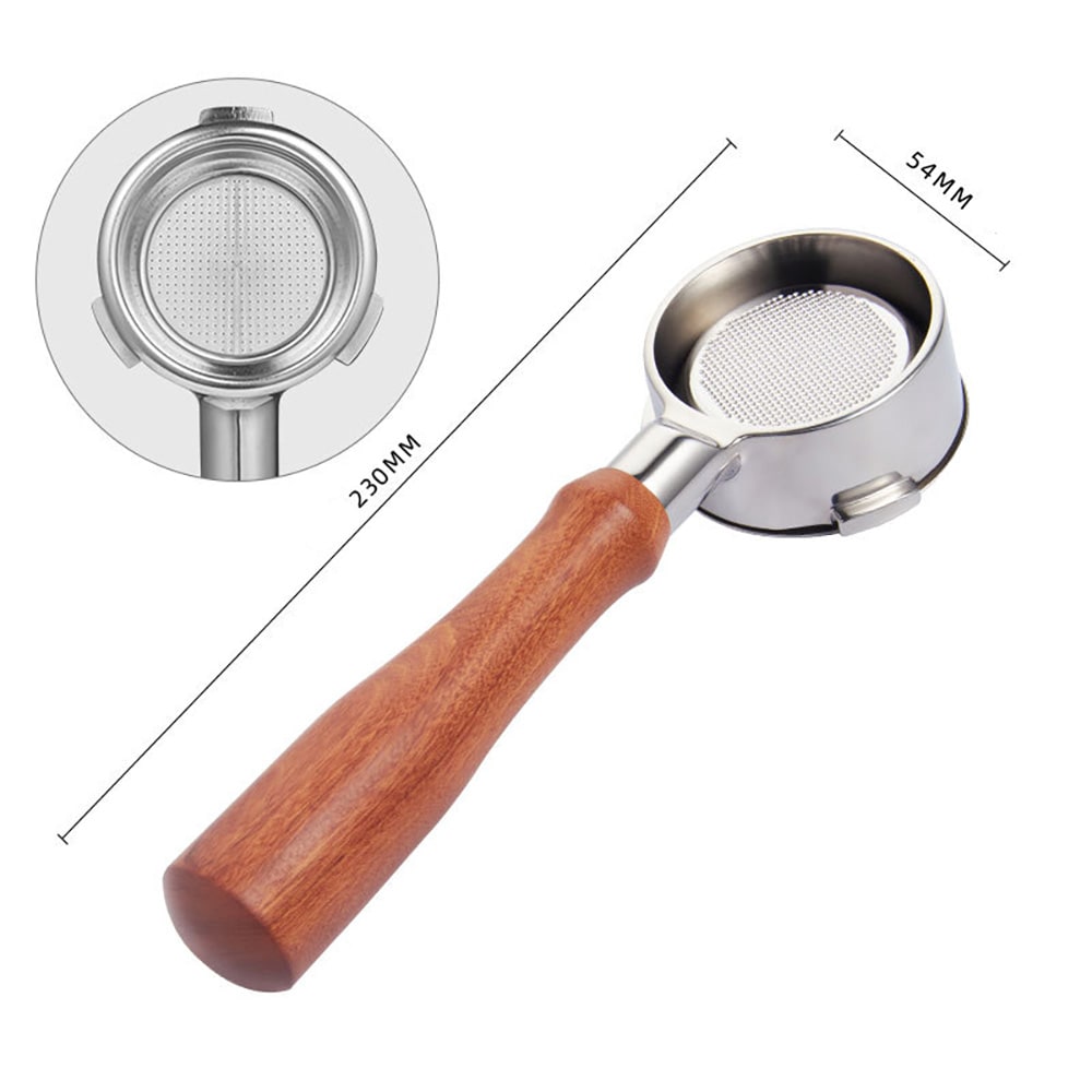 54 mm portafilter til Breville 870–880 kaffemaskin – portafilter uten bunn, 54 mm