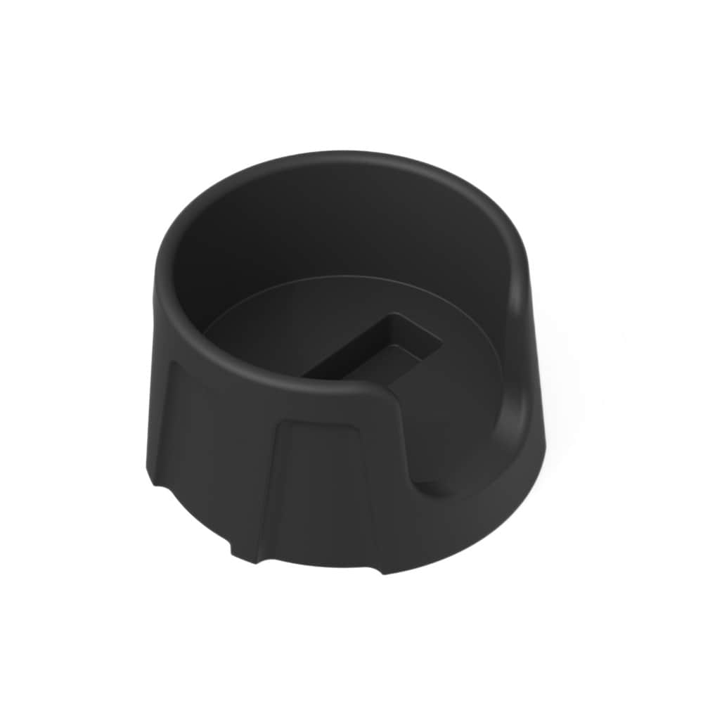 Tamperstativ i silikon / holder for kaffetamper / svart tamperholder til espresso