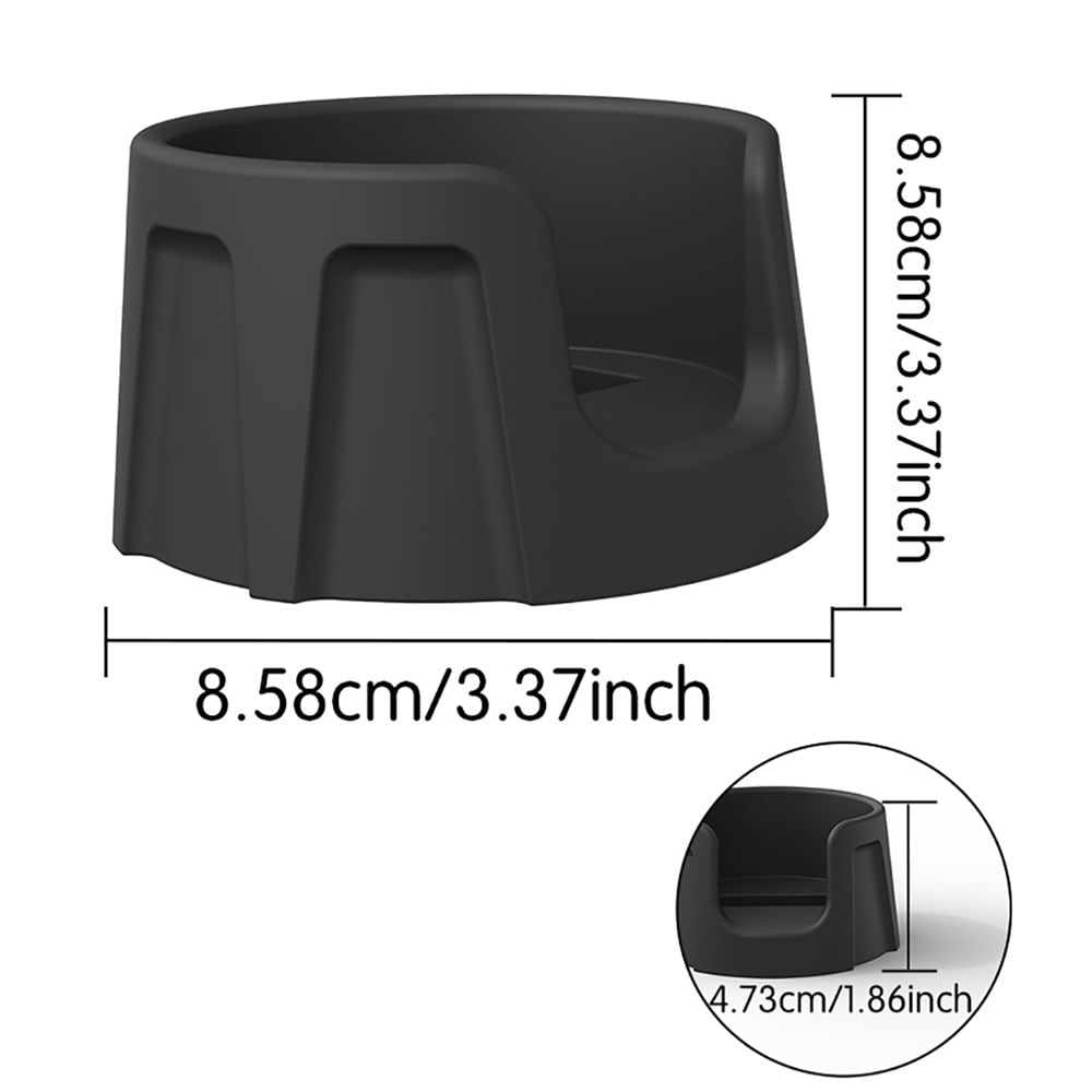 Tamperstativ i silikon / holder for kaffetamper / svart tamperholder til espresso