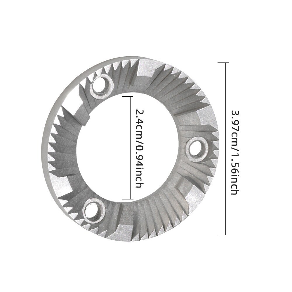 Maleskive til kaffekvern Ø 40 mm / rustfri kvernskive for kaffebønner / reservedel til kaffekvern