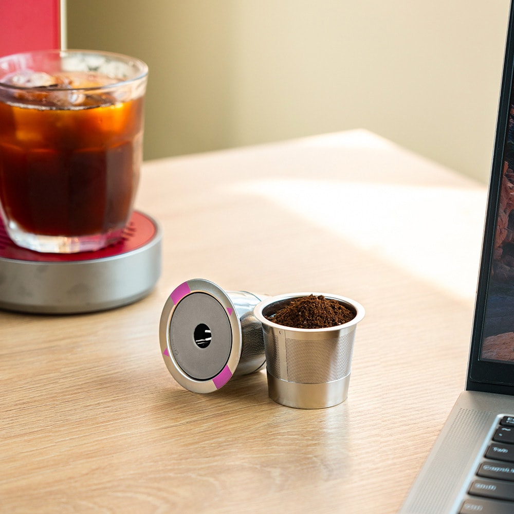 Gjenbrukbar kaffekapsel i rustfritt stål til Keurig K10PLUS