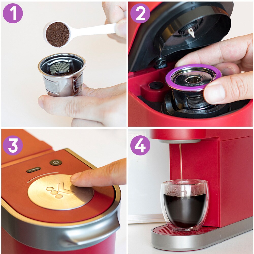Gjenbrukbar kaffekapsel i rustfritt stål til Keurig / påfyllbar K-Cup til Keurig