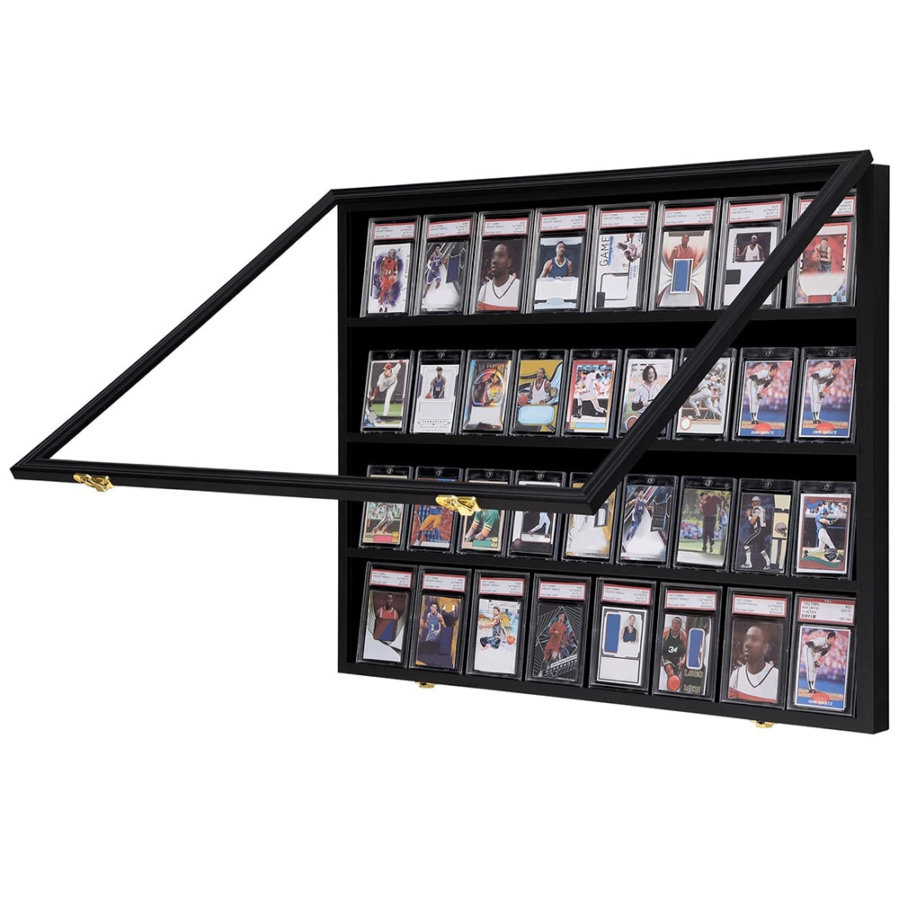 Ramme til samlerkortdisplay / samlerkortramme som kan åpnes, med front i akryl