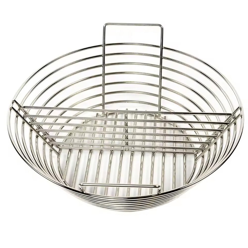Grillkurv med skillevegger / grillkurv i rustfritt stål med skillevegger