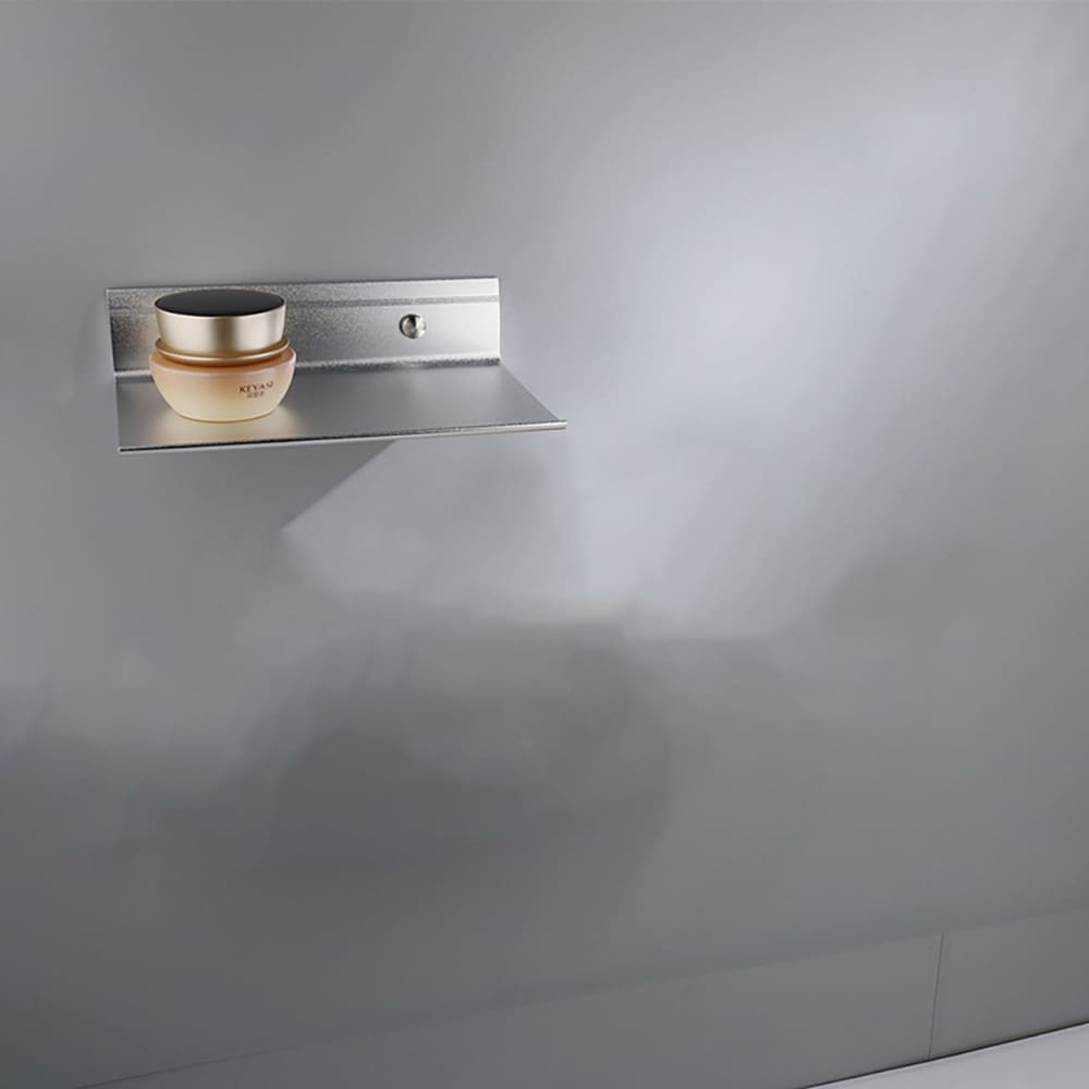 Baderomshylle i aluminiumslegering 15 x 13 cm / vegghylle til bad / oppbevaringshylle