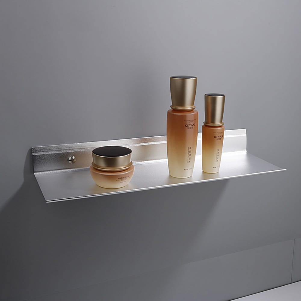 Baderomshylle i aluminium 30 x 13 cm / oppbevaringshylle / vegghylle til bad