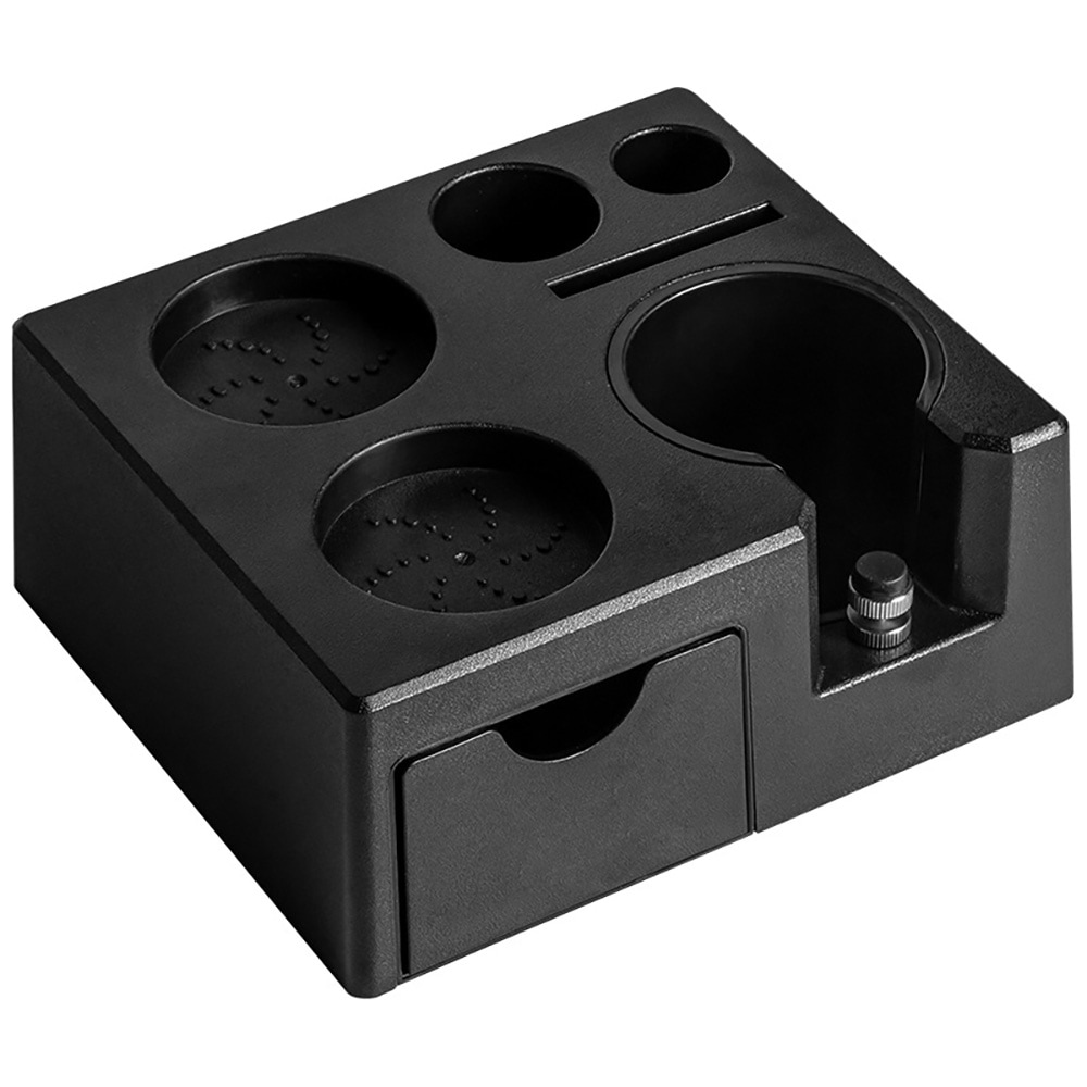 Tampingstasjon for espresso 18,4 x 16,2 x 7,5 cm / tamperholder / holder for kaffetilbehør