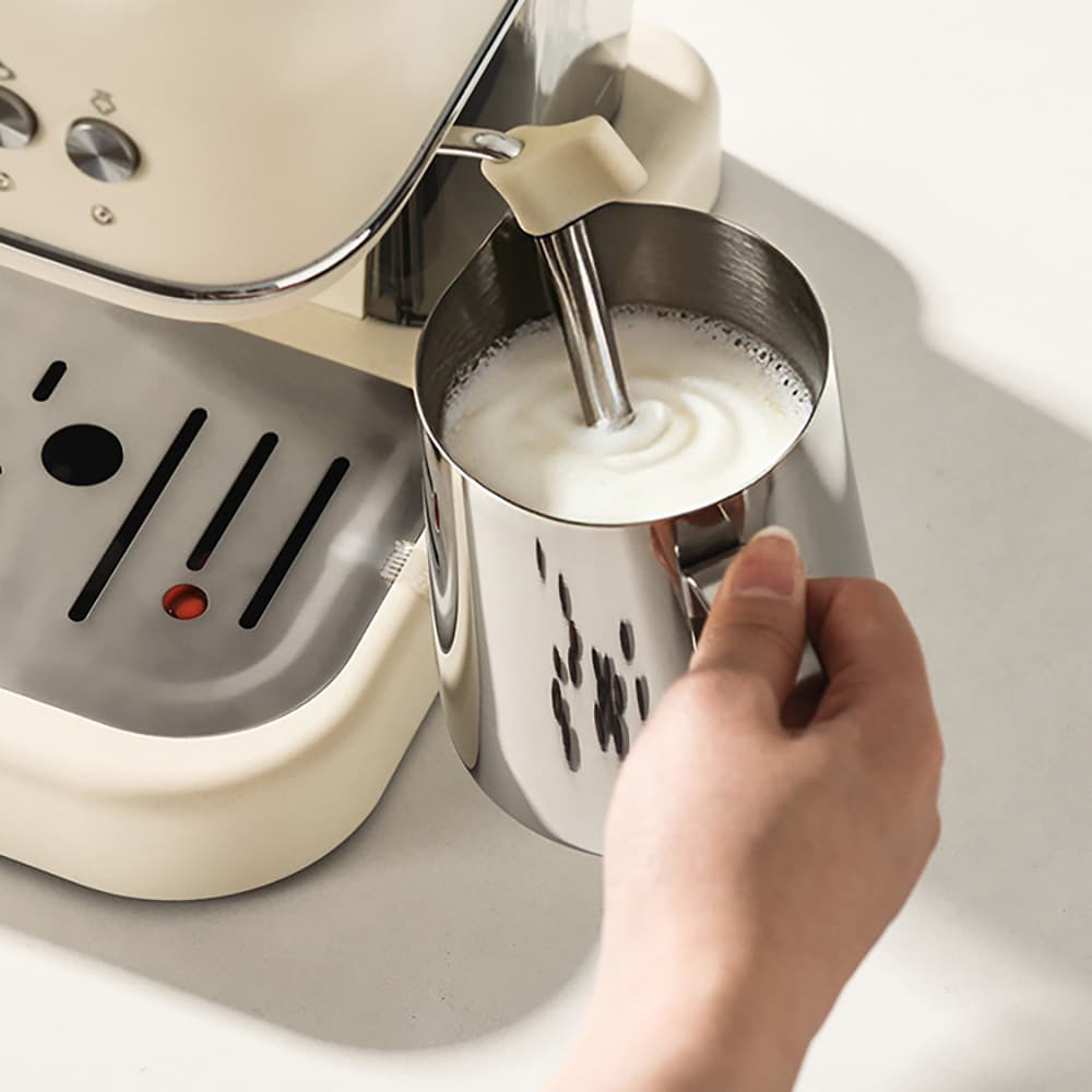 Melkekanne i rustfritt stål, 550 ml / Latte art-kanne / Melkekanne til espresso