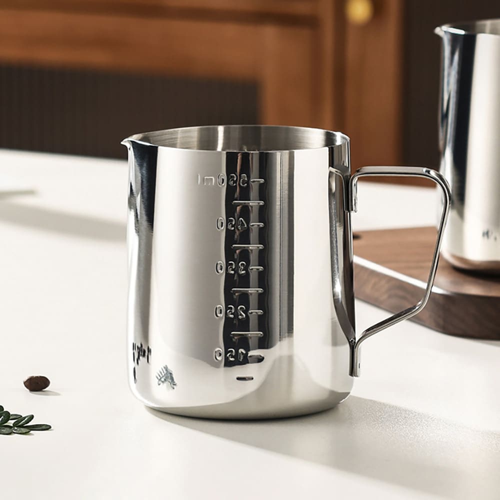 Melkekanne i rustfritt stål, 550 ml / Latte art-kanne / Melkekanne til espresso